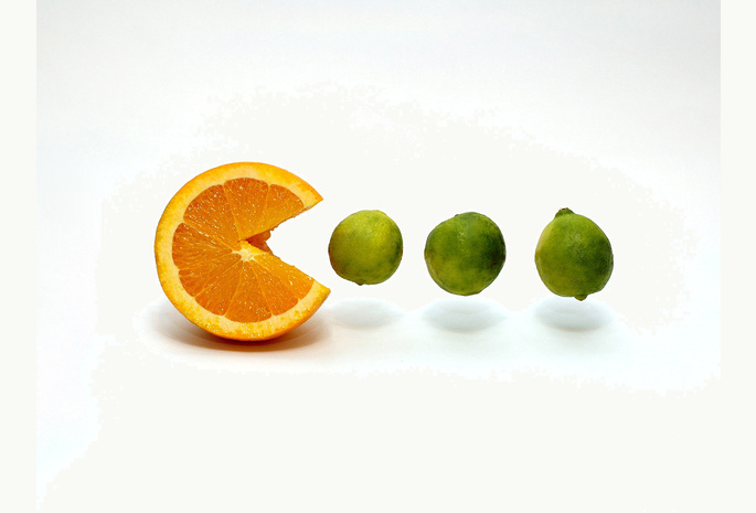 долька, апельсина, фрукты