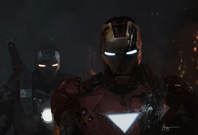 ,  , Iron man and his war machine