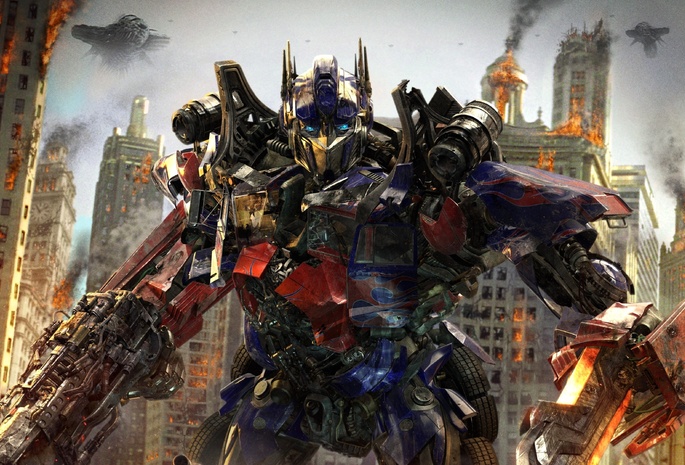 dark of the moon, Transformers 3, the movie, battle, optimus prime, michael bay