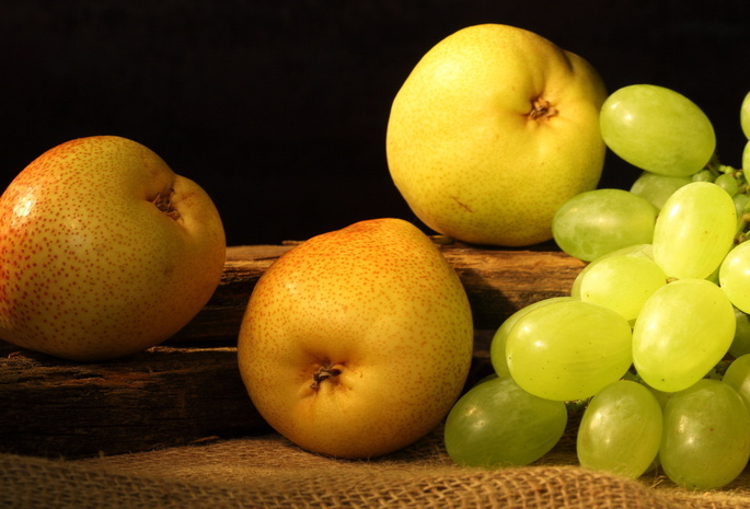 grapes, , , pears, , , fruit