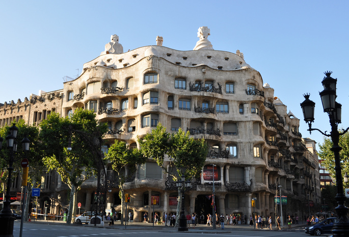 spain, casa mila, barcelona, , 