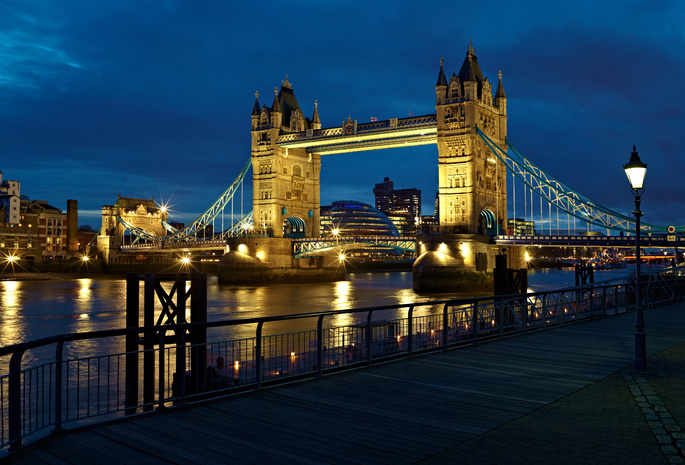 england, uk, night, river, city, London, thames, light, lantern, , tower bridge