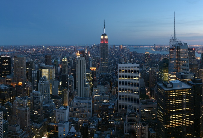New york, . , empire state building