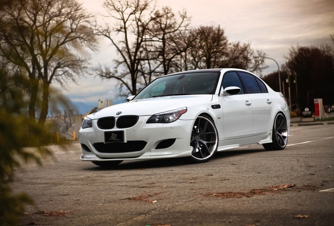 parking, , m5, , white, e60, , Bmw, , 