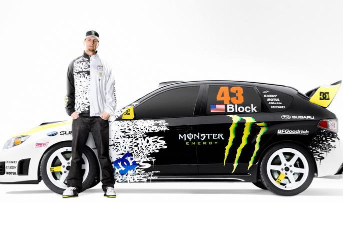 Ken block, subaru, 43, enegy, monster