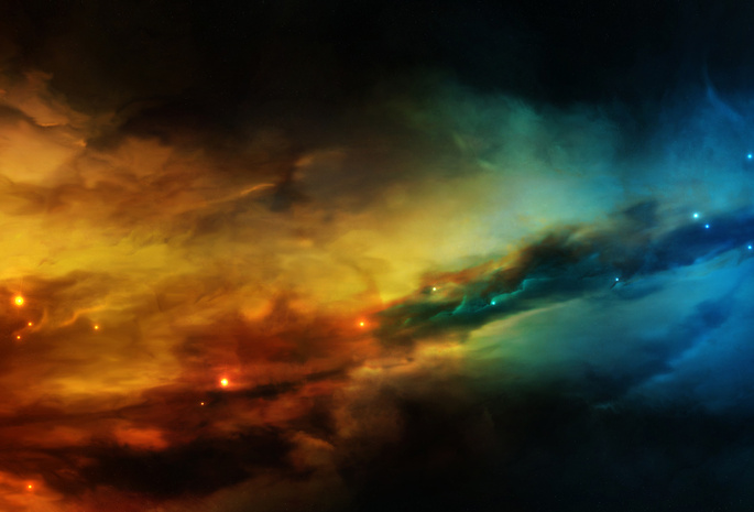 nebula, звезды, пространство, Туманность