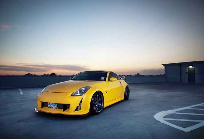 Auto, tuning, photo, nissan, wallpapers auto, tuning auto, city, nissan 350z, parking, cars, 350z