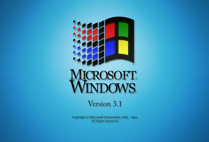 blue, Microsoft windows, retro, operating system