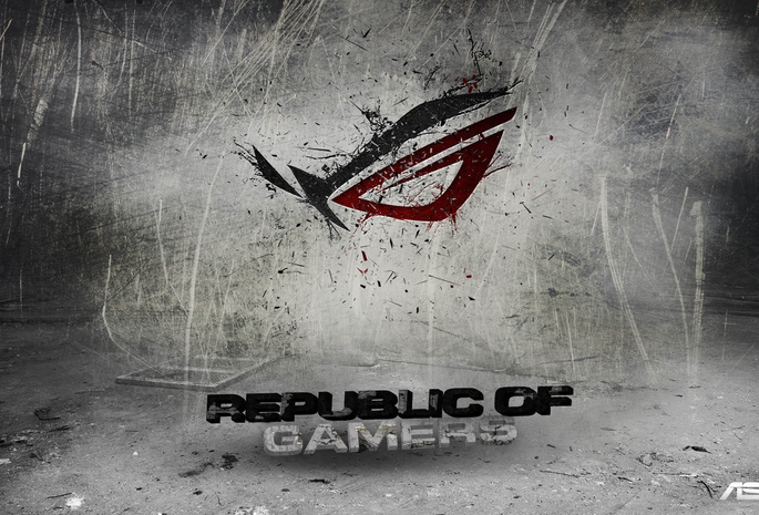 republic of gamers, Asus, logo