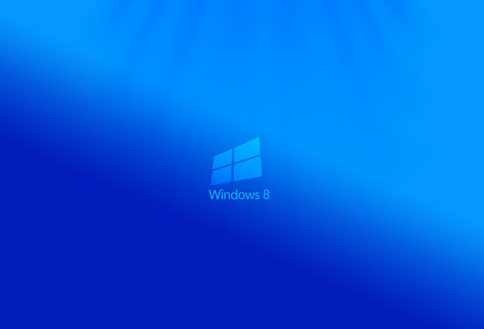Windows 8, восьмёрка, логотип, 3d, минимализм, minimal