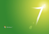 windows seven 7, style, computers, green