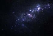 Nebula, созвездие, свечение, звезды, космос