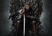 george martin, sean bean, winterfell, A song of ice and fire, game of thron ...