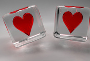 drops, heart, День святого валентина, valentines day, сердце