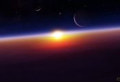 sunrise, космос, Планеты