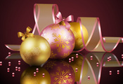 cold, colors, christmas, delicate, beautiful, balls, elegantly, christmas b ...