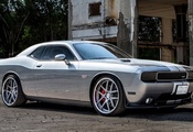 silver, dodge, srt8, Car, wallpapers, adv1, tuning, beautiful, challenger,  ...
