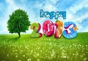 new, year, wishes, happines, Happy