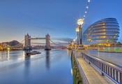 england, city hall, , river thames, , London, tower bridge
