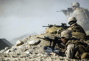 Соддаты, оружие, афганистан