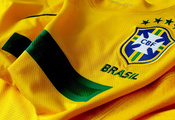 бразилия, желтый цвет, Футболка, brasil
