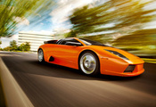 , murcielago, , Lamborghini, , orange