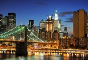 New york city, nyc, -,  , brooklyn bridge, usa
