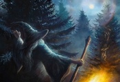 an unexpected journey, gandalf and the dwarves, The hobbit, wizard, moonxel ...