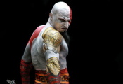 men, God of war, costume play, model