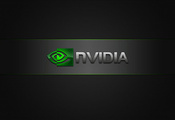 Logo, nvidia, black, green