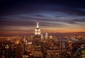 manhattan, nyc, empire state building, usa, New york, -, new york ci ...