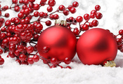 ornaments, шары, new year, decoration, Christmas, cherry, рождество, balls