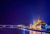 венгрия, Budapest, парламент, будапешт, ночь, город, magyarorsz__g