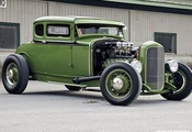 Ford, Hod Rod, green, cars