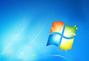 обои, hi-tech, семёрка, синий, оригинал, Windows 7, 7, винда