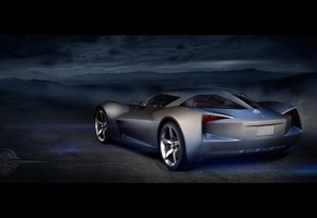 Anniversary Corvette Stingray, Concept, 