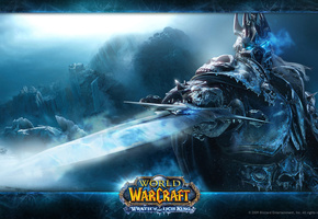 World of warcraft, wow, lich king, меч, туман