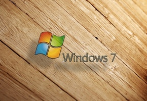 деревянные доски, эмблема, Microsoft