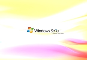 гламурный фон, логотип, windows