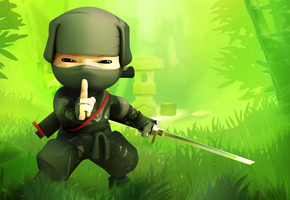 Mini ninja,  , game, , , tss, grass, green, 