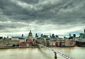 england, , London, uk, millennium bridge