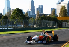 force india, F1, 2011, australiangp, andrian sutil, -, 