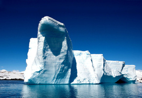 север, антарктида, айсберг, льдина