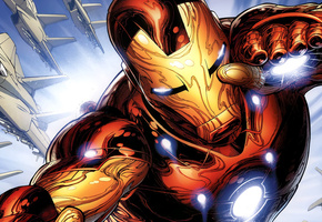 , marvel, Iron man,  , comics, robot