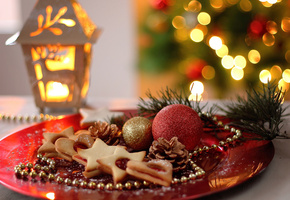 печенье, новогоднее, Праздники, рождество, новый год