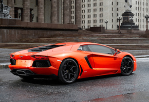 , , orange, Lamborghini aventador lp700-4, 