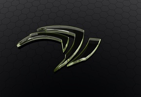 логотип, geforce, logo, Nvidia