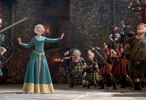 queen, Brave, king, the movie, warriors, red hair, disney, scotland, film, merida, pixar, princess