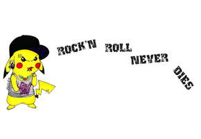 , pikachu, rock`n`roll, 