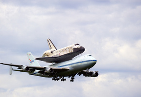 Space shuttle discovery, nasa, , boeing 747-100, , , 